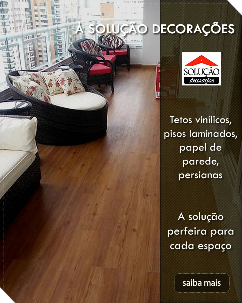 Tatuapé | Pisos laminados, persianas, papel de parede | À Solução Decorações